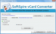 Outlook Batch vCard Import screenshot